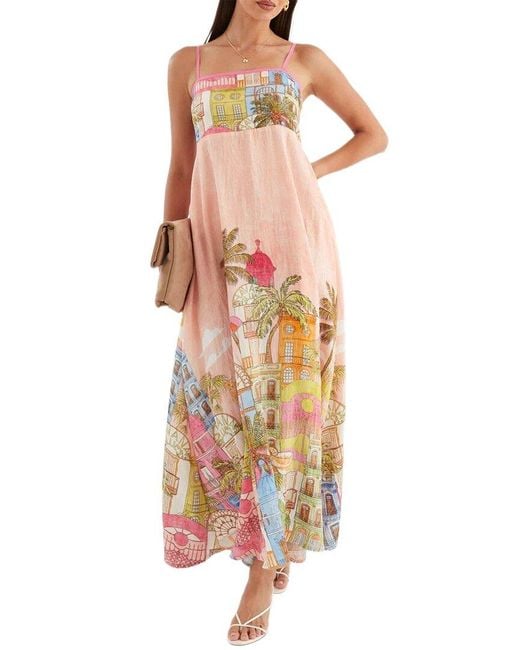 LOEY Multicolor Printed Maxi Dress