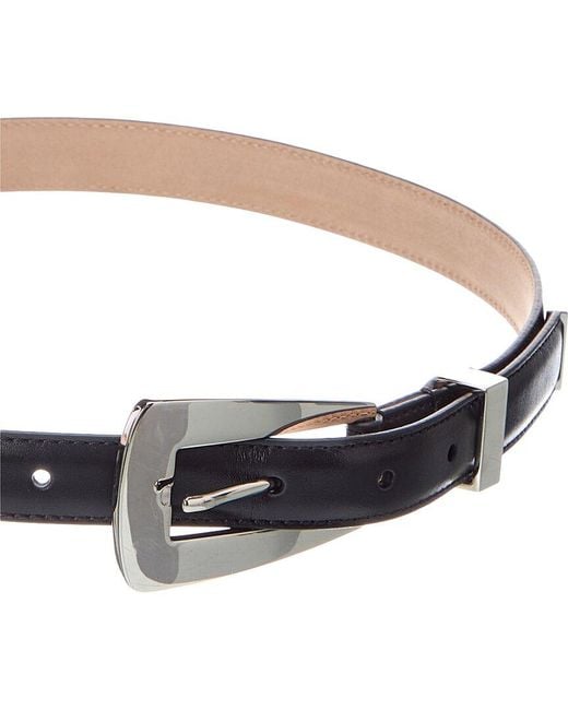 Khaite Black Lucca Leather Belt