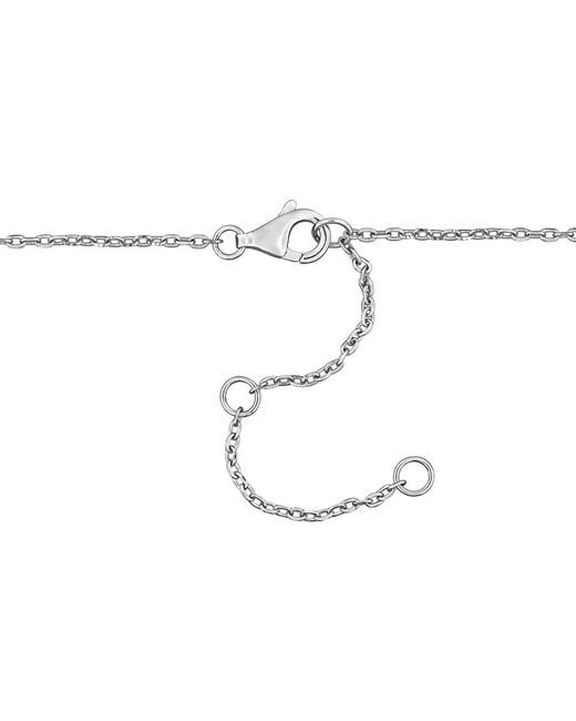 Rina Limor White 0.73 Ct. Tw. Topaz Bead Bar Bracelet