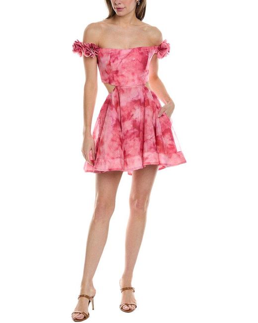Bardot Red Cupid A-line Dress