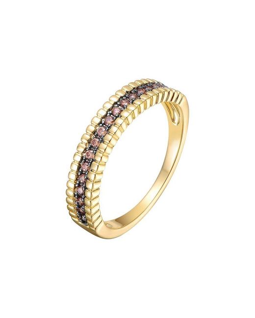 Genevive Jewelry Metallic Rachel Glauber 14K Plated Cz Plated Ring