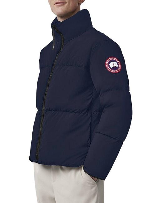 Canada Goose Blue Lawrence Down Puffer Jacket for men