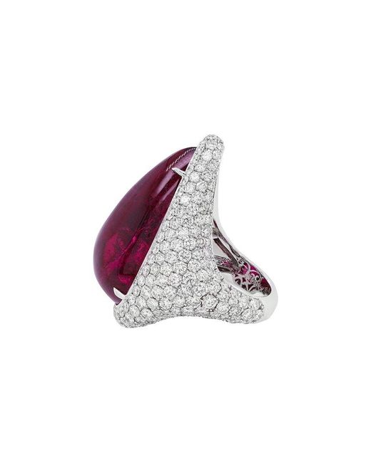 Diana M Purple Fine Jewelry 18K 6.50 Ct. Tw. Diamond Half-Set Ring