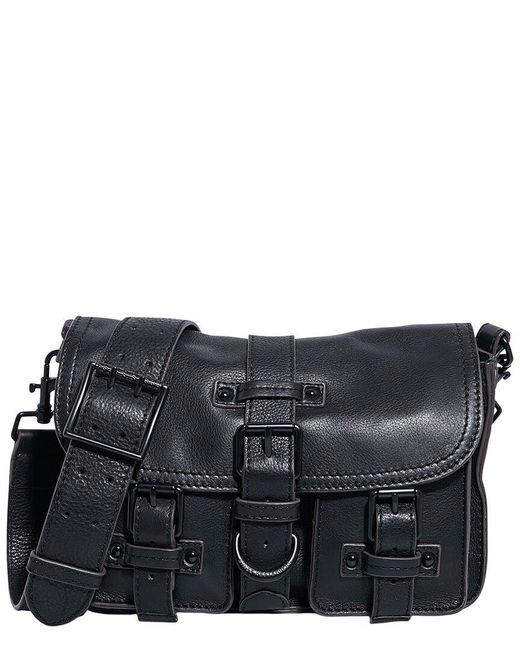 Aimee Kestenberg Black Saddle-Up Leather Crossbody