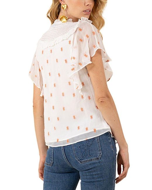 Hale Bob Natural Aliana Blouse