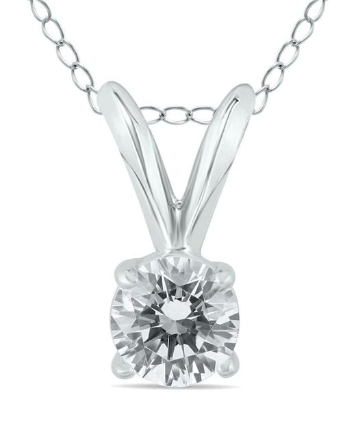 True Diamond White 14k 0.23 Ct. Tw. Diamond Necklace