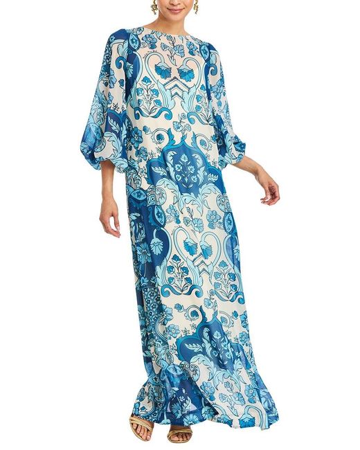 mestiza Blue Luzon Gown