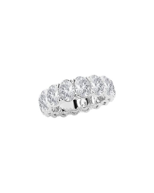 Lab Grown Diamonds White Platinum.00 Ct. Tw. Lab Grown Diamond Eternity Ring
