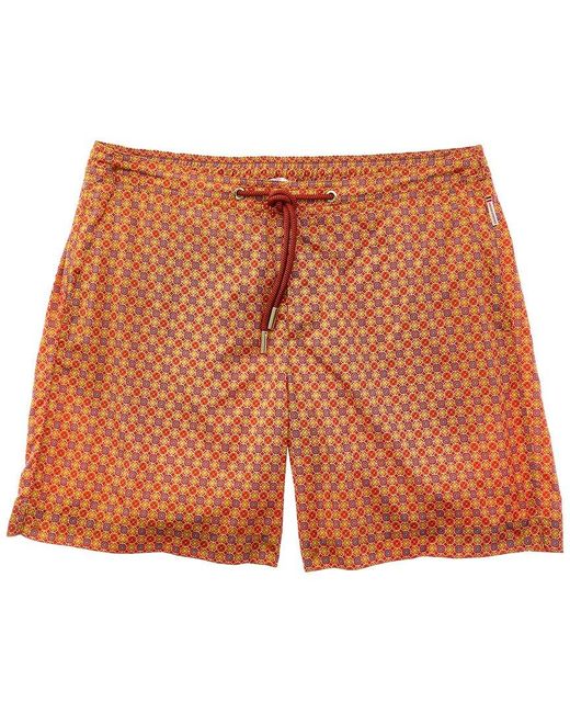 Orlebar Brown Orange Swim Trunk for men