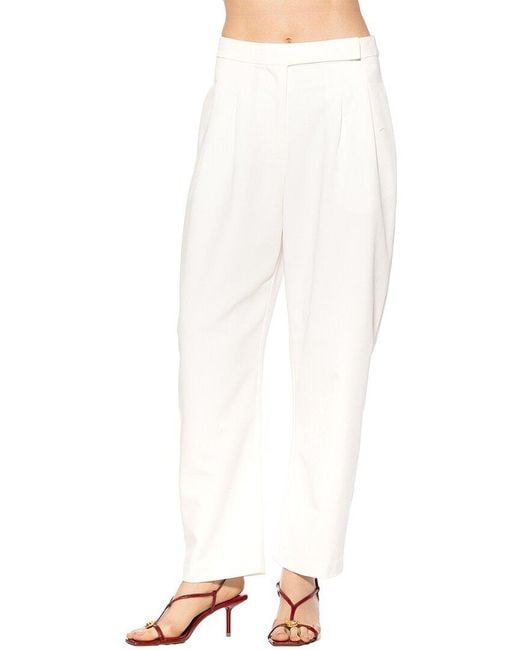 Alexia Admor White Solene Barrel Pant