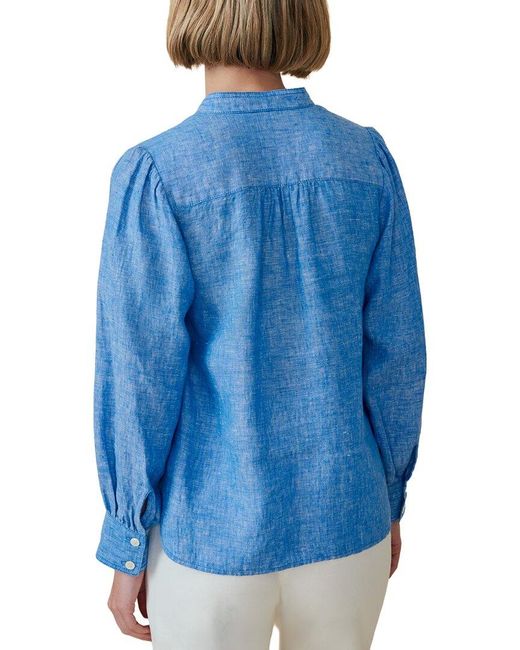 J.McLaughlin Blue Rashell Blouses