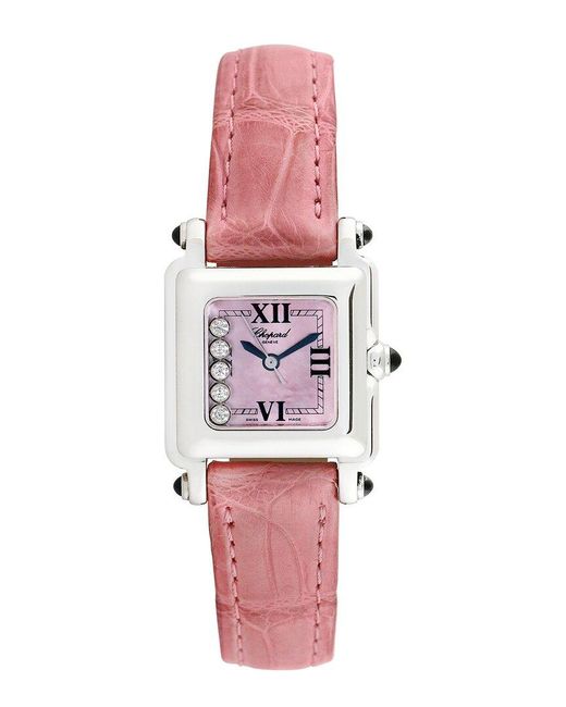 Chopard Pink Sport Diamond Watch, Circa 2000S (Authentic Pre-Owned)