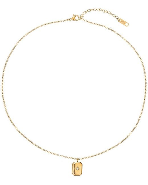Eye Candy LA Natural The Luxe Collection Titanium Cz Nico Pendant Necklace