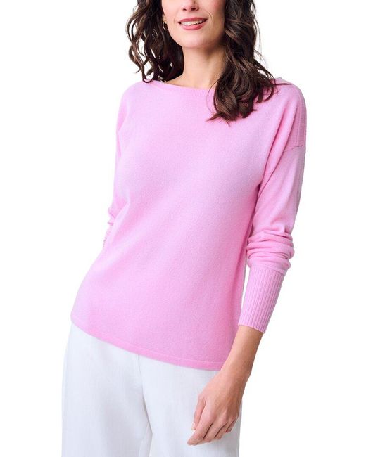 J.McLaughlin Pink Marin Cashmere Sweater