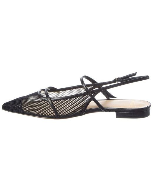 Alexandre Birman Black Tita Mesh Flat