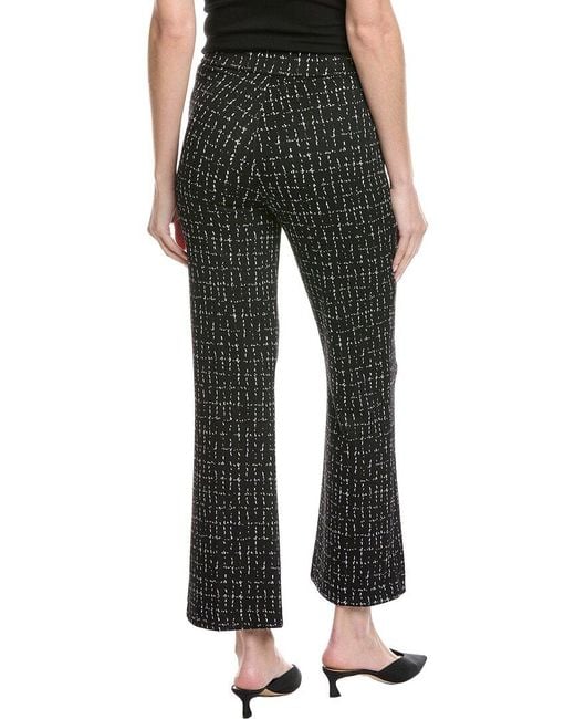 Joseph Ribkoff Black Pattern Pant