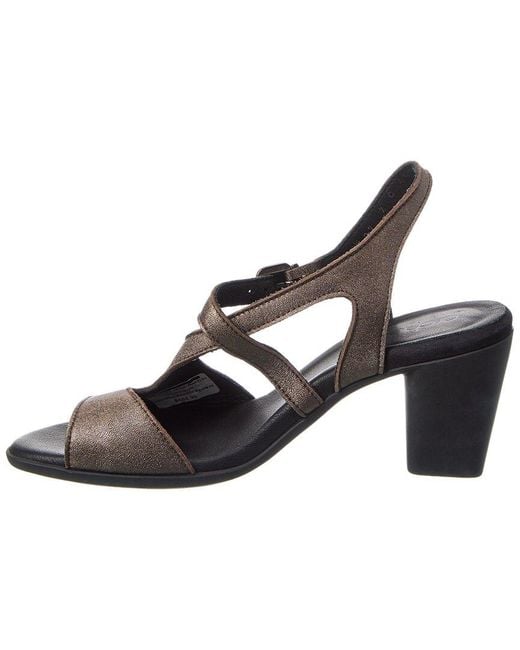 Arche Black Fahona Leather Sandal