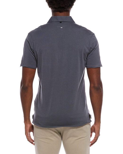 Rag & Bone Blue Principal Jersey Polo Shirt for men