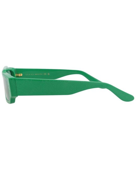 Gucci Green 55Mm Sunglasses for men