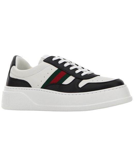 Gucci Black Leather Sneaker