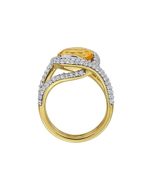Rina Limor Metallic 4.64 Ct. Tw. Gemstone Ring