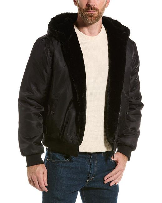 The Kooples Black Reversible Jacket for men