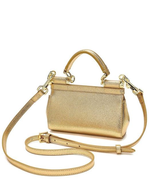 Tiffany & Fred Paris Metallic Leather Crossbody