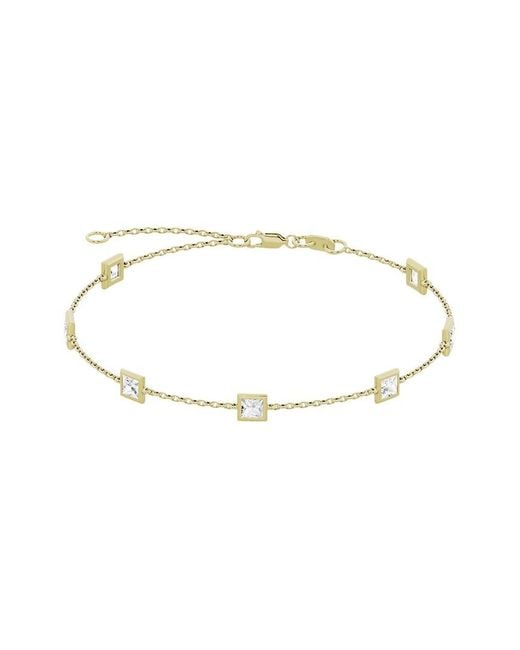 Lab Grown Diamonds White 14K 1.50 Ct. Tw. Lab-Grown Diamond Station Bracelet