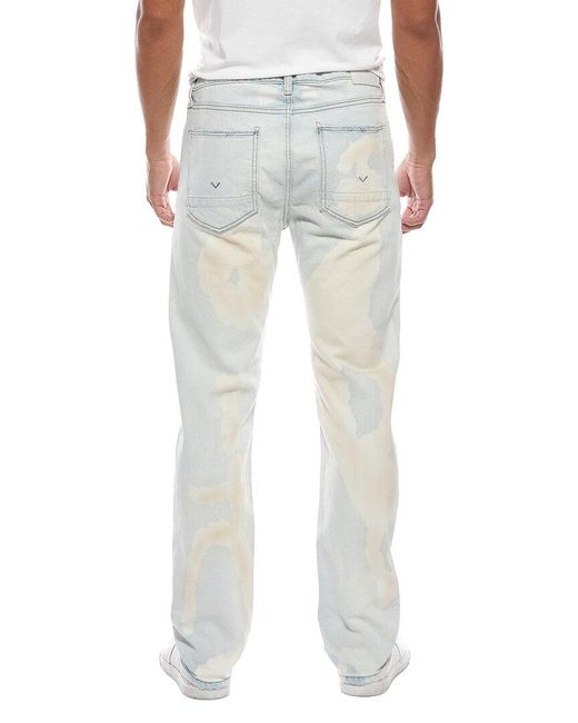 Hudson Gray Wes Bleached Cloud Classic Straight Jean for men
