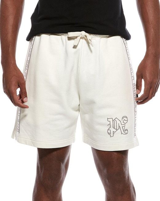 Palm Angels White Short for men