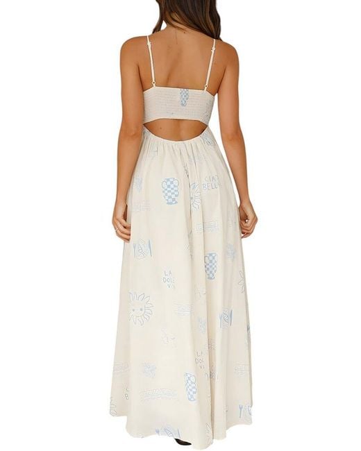 CAMILA BLANCO White Maxi Dress