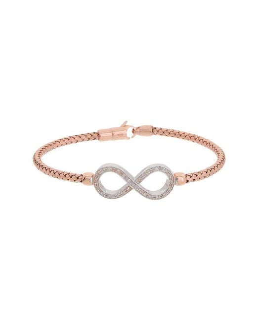 Meshmerise White 18K Over 0.25 Ct. Tw. Diamond Mesh Bangle Bracelet
