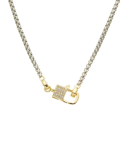 Juvell Metallic 18K Cz Necklace
