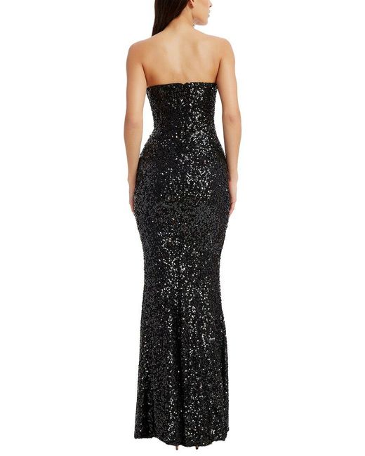 Dress the Population Black Fernanda Maxi Dress
