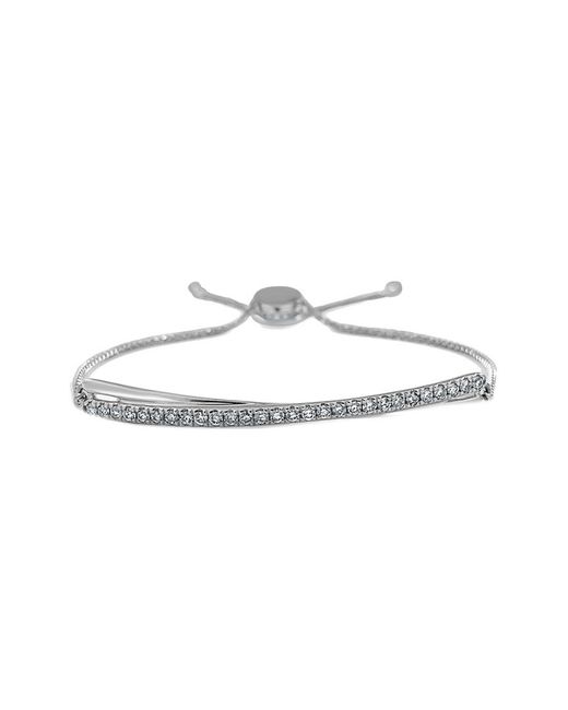 Sabrina Designs White 14K 0.54 Ct. Tw. Diamond Cross-Over Adjustable Bracelet
