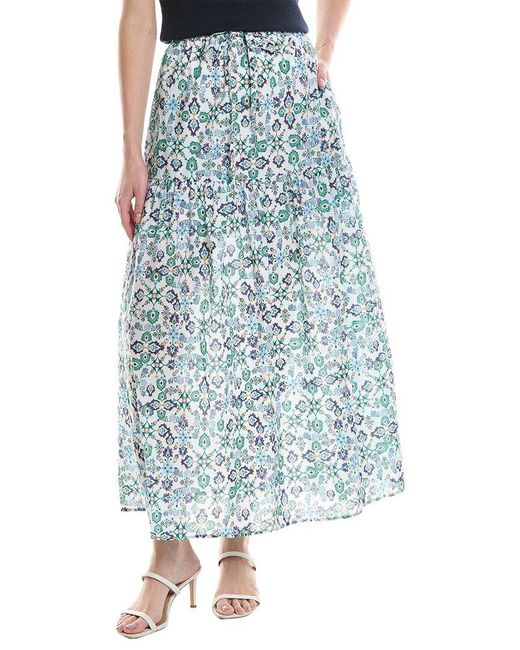 Monte and Lou Blue Monte & Lou Charmed Maxi Skirt