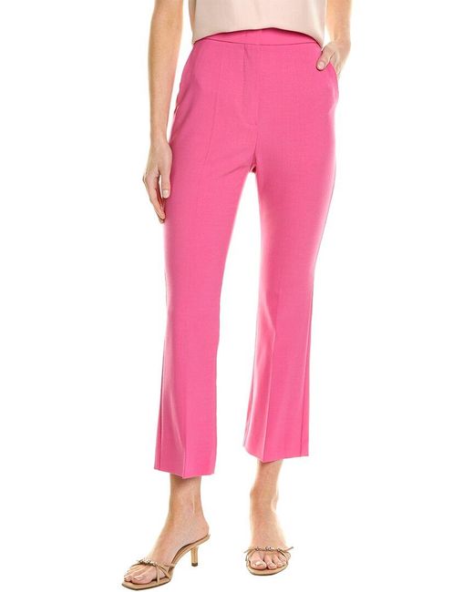Max Mara Pink Circeo Wool-blend Trouser