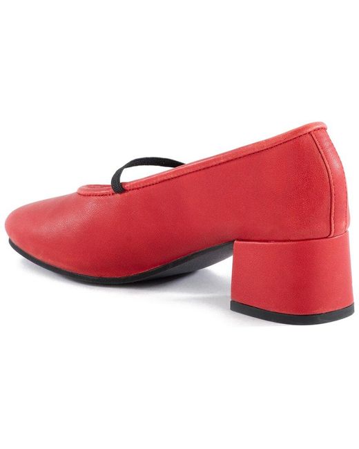 Seychelles Red Dusk To Dawn Leather Pump