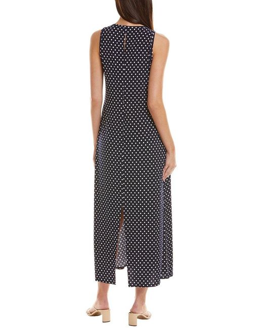 Vince Camuto Black Keyhole Back Maxi Dress