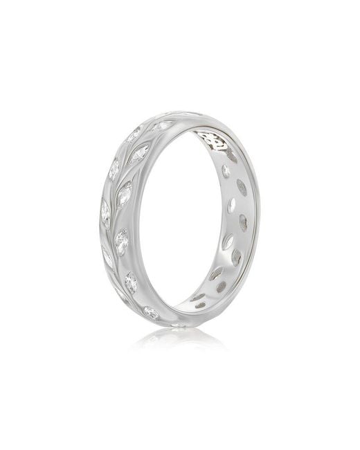 Suzy Levian CZ Jewelry White Suzy Levian Cz Eternity Ring