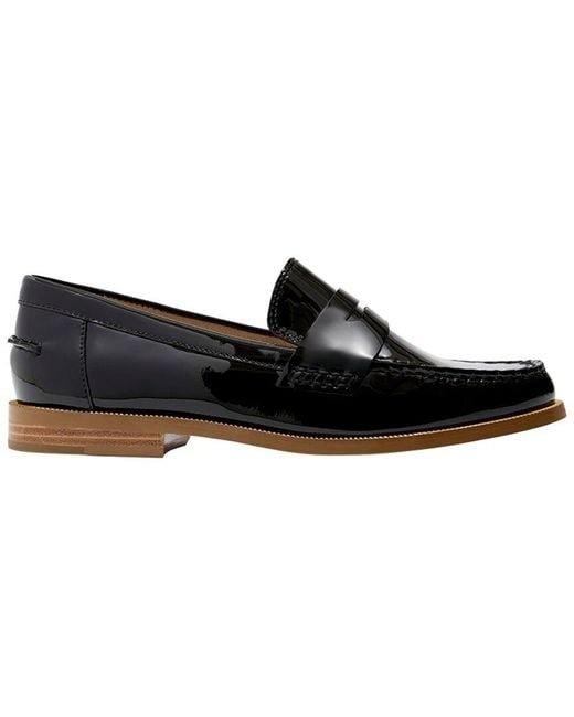 Jack Rogers Black Tipson Leather Loafer