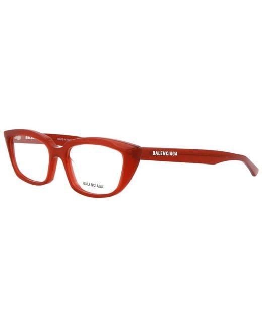 Balenciaga Red Bb0063O 52Mm Optical Frames