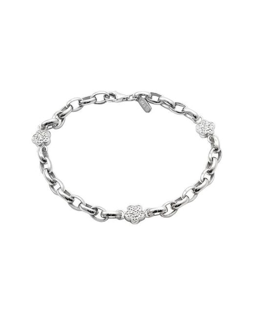 Diamond Select Cuts Metallic 0.07 Ct. Tw. Diamond Bracelet