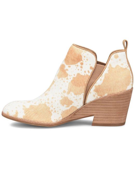 Söfft White Sacora Printed Haircalf Boot