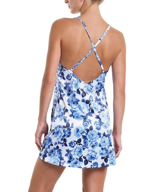 Hanky Panky Blue Satin Sleep Chemise
