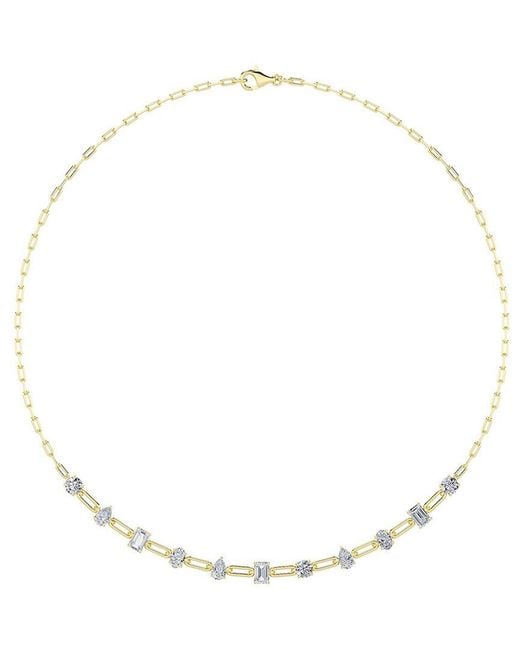 Lab Grown Diamonds Natural 14K 4.00 Ct. Tw. Lab-Grown Diamond Necklace