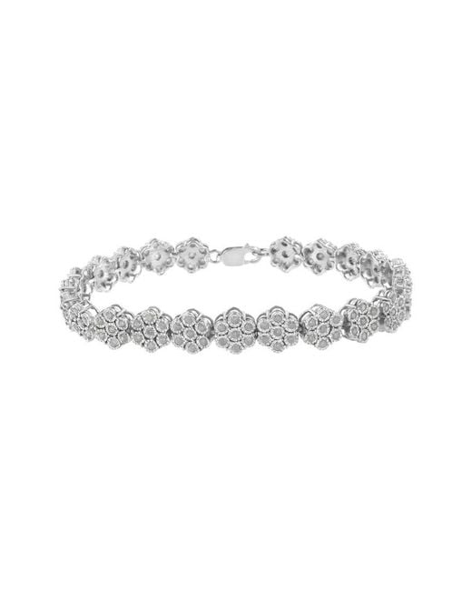 Haus of Brilliance White 2.00 Ct. Tw. Diamond Link Bracelet