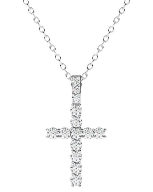 Lab Grown Diamonds Metallic 14K 4.50 Ct. Tw. Lab-Grown Diamond Necklace