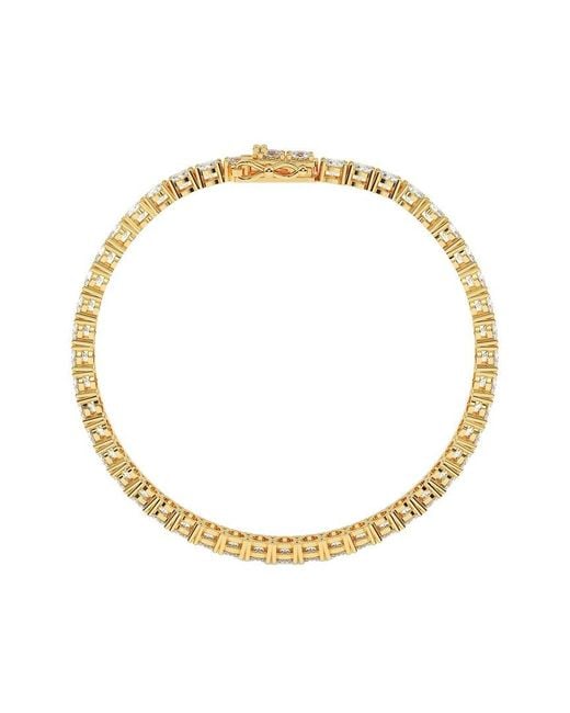 Diamond Select Cuts Metallic 14K 10.00 Ct. Tw. Diamond Bracelet