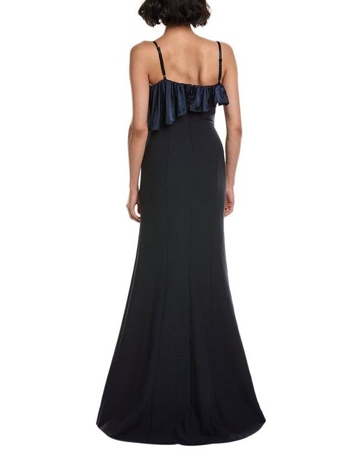Cinq À Sept Black Curtis Gown